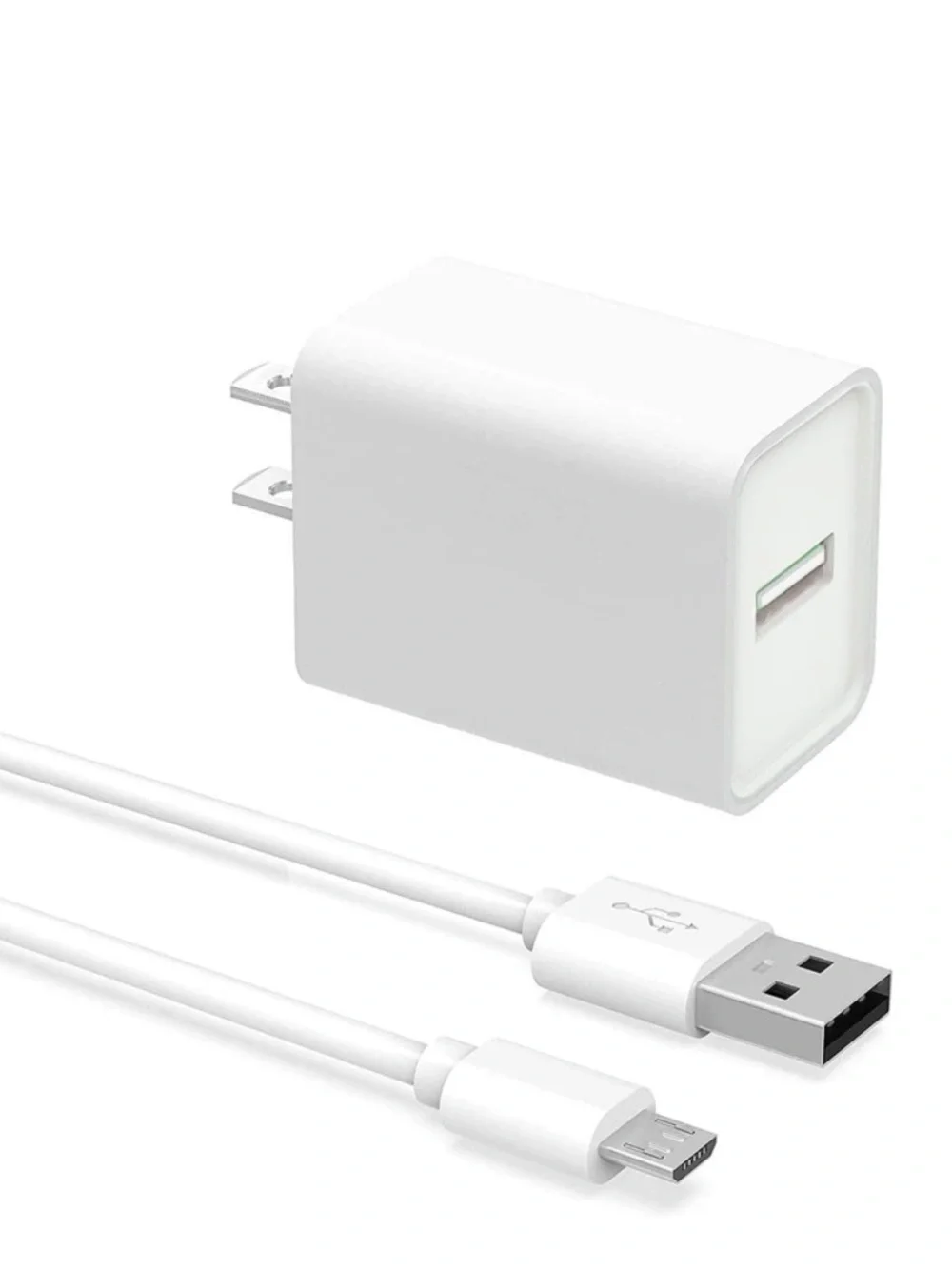 USB-A Wall Adaptor & Charging Power Cord 10Ft